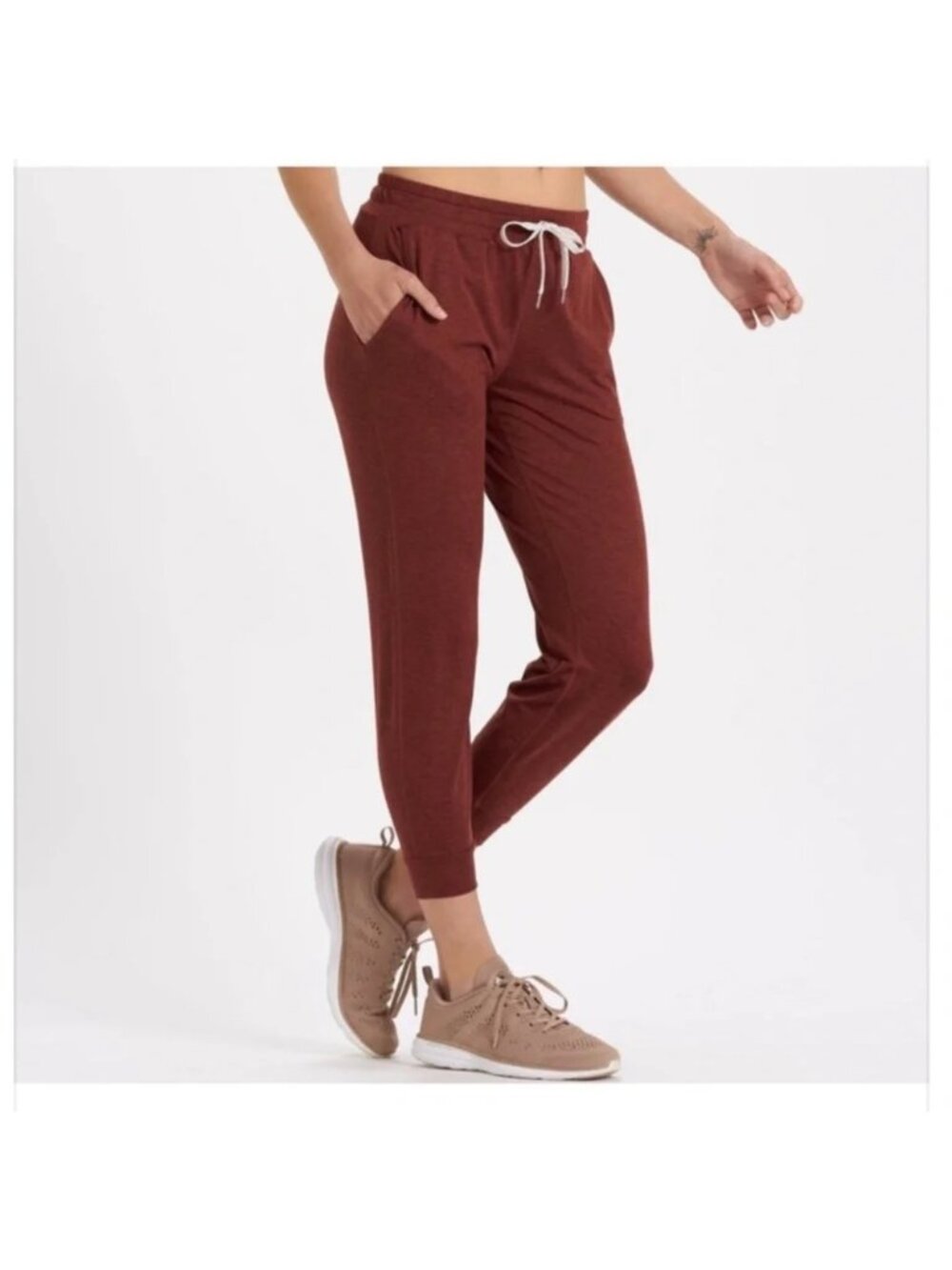 Vuori Performance Jogger Rust Red Crop Jogger Pants Small M